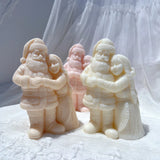 Mr. and Mrs. Santa Candle Mold