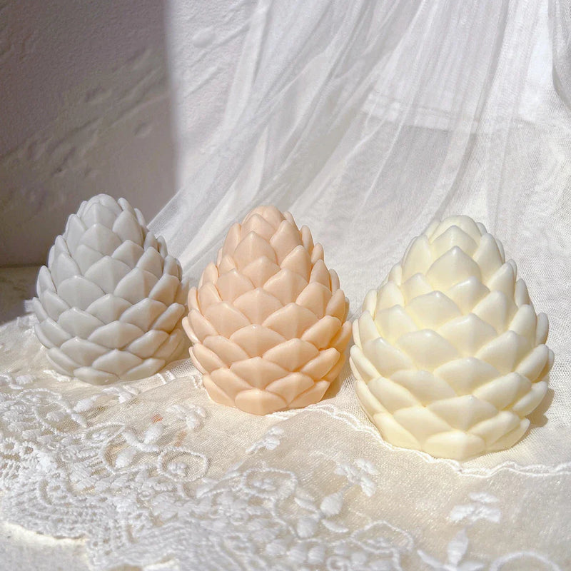 Christmas Pine Cone Silicone Candle Mold - DIY Handmade