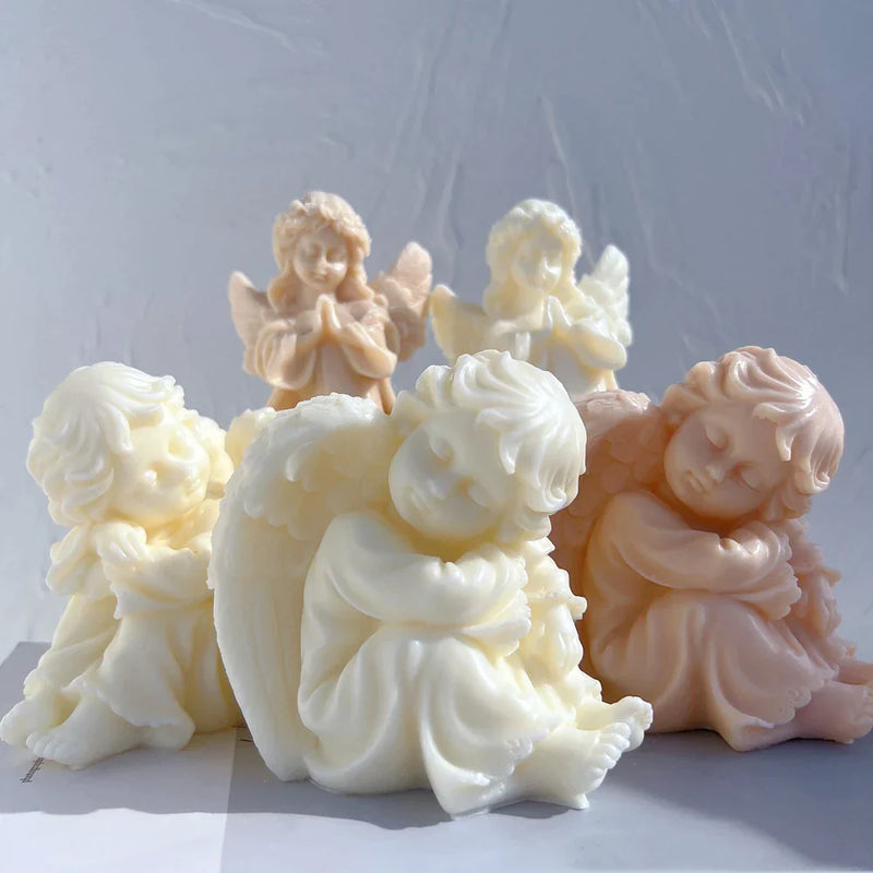 Cherub Candle Mold Silicone