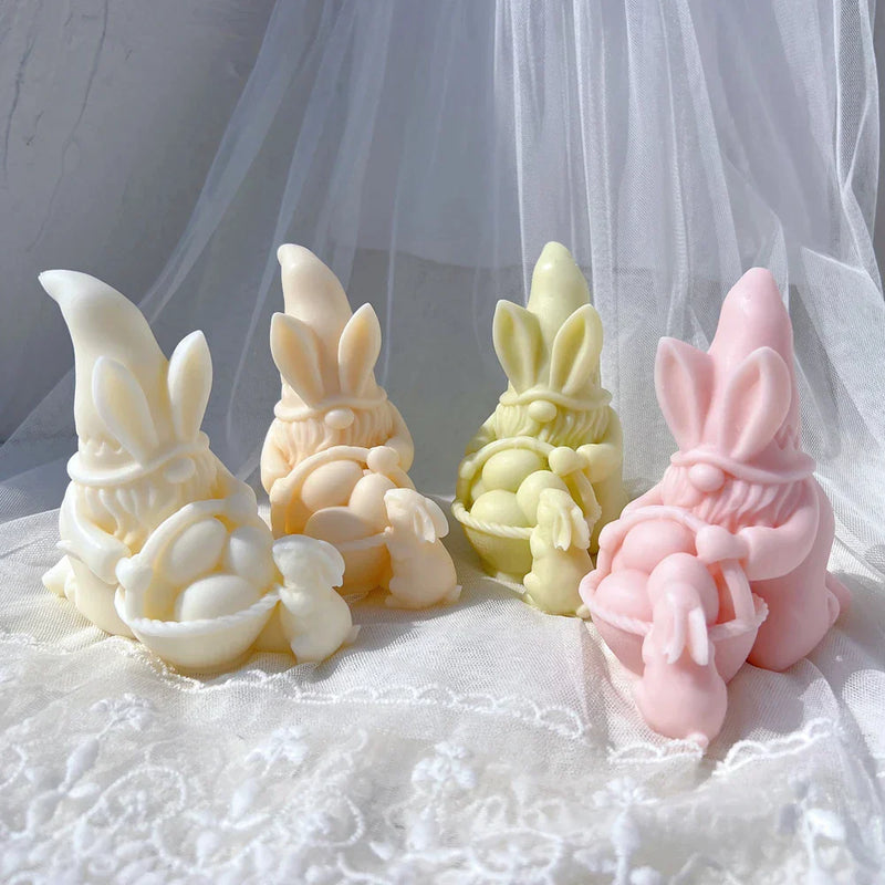 Easter Gnomes Silicone Candle Molds