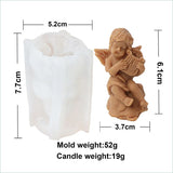 Cute Angel Theme Silicone Candle Mold