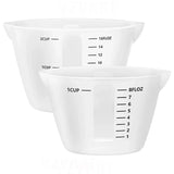 Silicone Measuring Cups - 500ml & 250ml