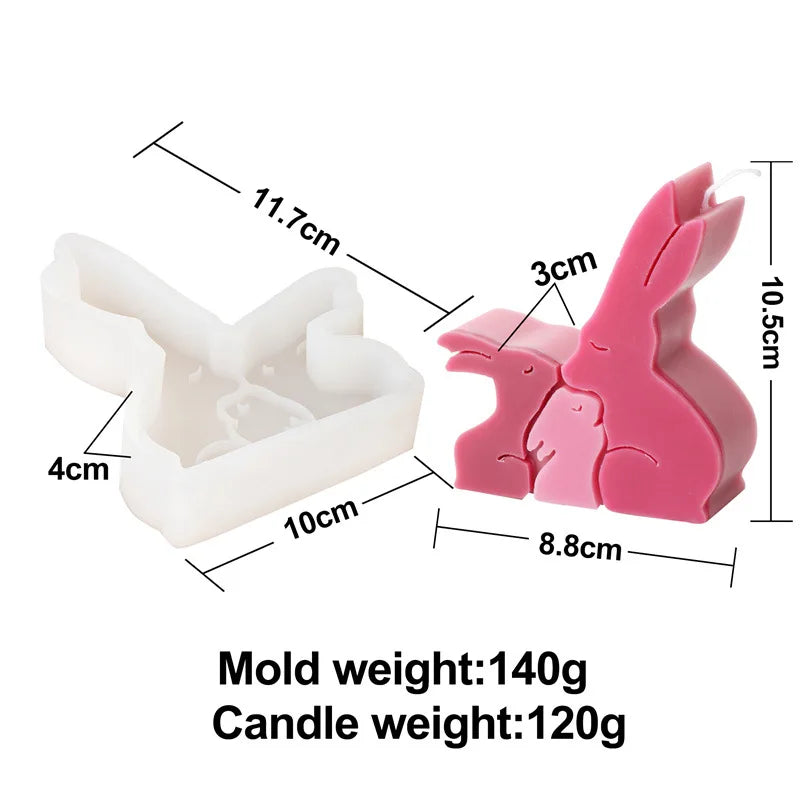 Mother's Day Cute Animals Series Candle Molds