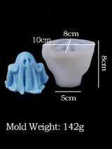 DIY Halloween Ghost Candle Mold - 3D Pumpkin & Ghost