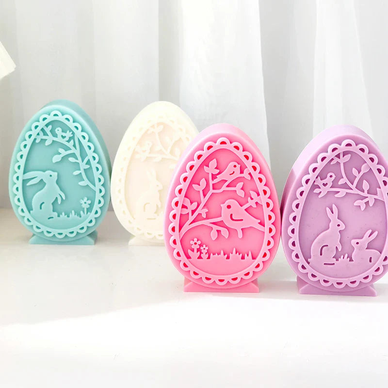 Easter Rabbit Silicone Candle Molds