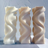 Twirl Pillar Candle Mold