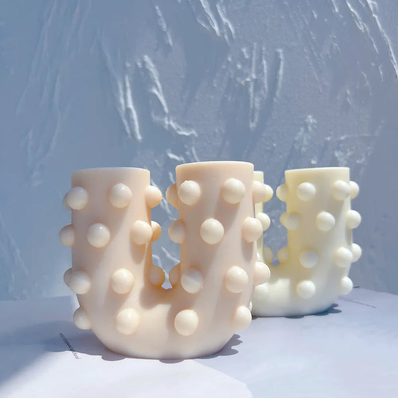 Geometric Shapes Candle Molds