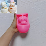 Cute Cup Dog Candle Silicone Mold