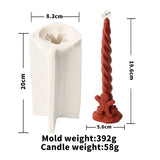 Festive Christmas candle Mold