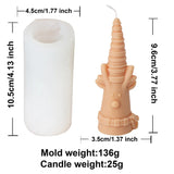 Long Hat Christmas Silicone Candle Molds