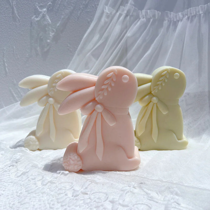 Cute Rabbit Silicone Candle Mold