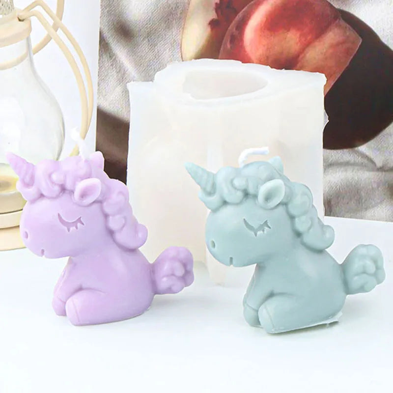 Cartoon  Candle Mold Silicone