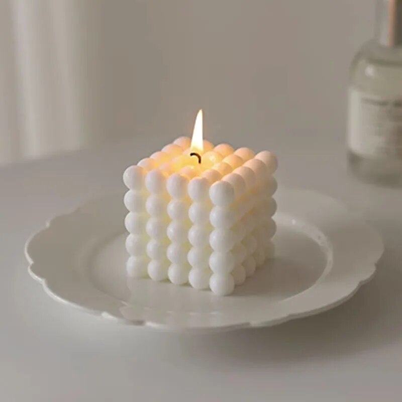 Multi Size Bubble Cube Candle Mold