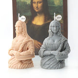 Smiling Mona Lisa Candle Mold