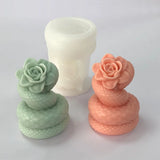 Snake Shaped Rose Candle Mold