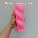 Knot Pillar Candle Mold