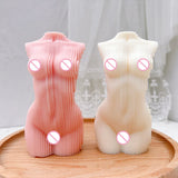 Geometric Female Body Wax Candle Mold