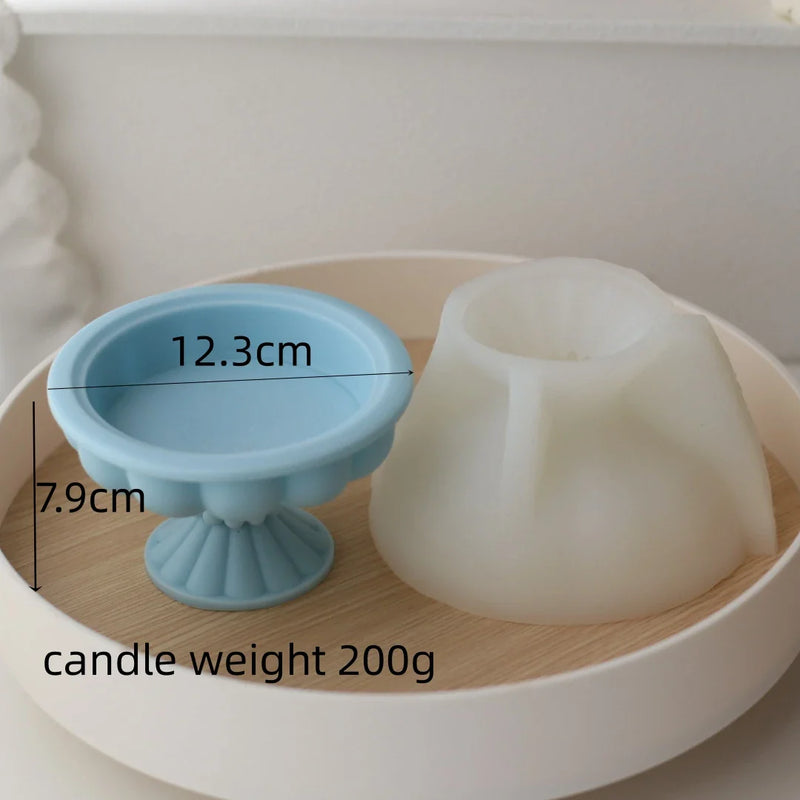 Double Greek Trevi Fountain Candle Mold