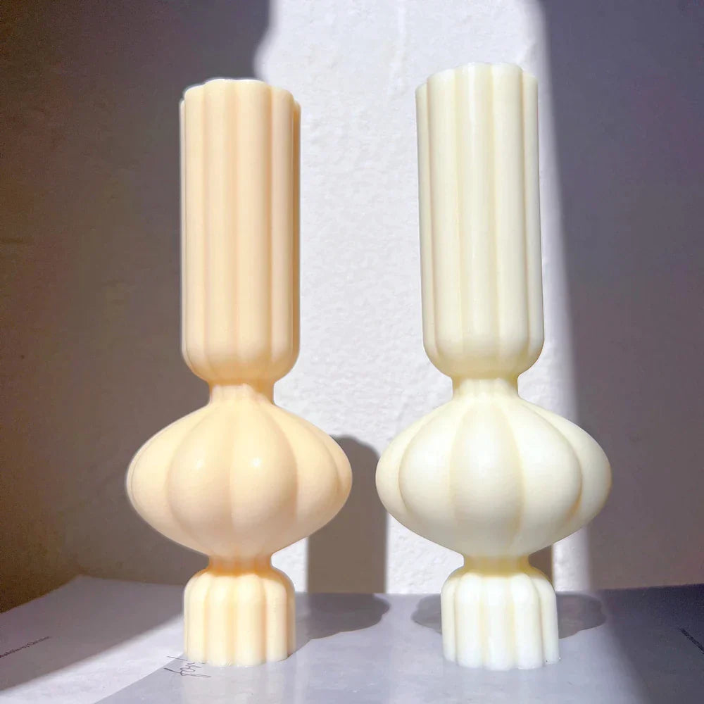 Unique Tall Pillar Silicone Candle Mold
