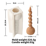 Festive Christmas candle Mold