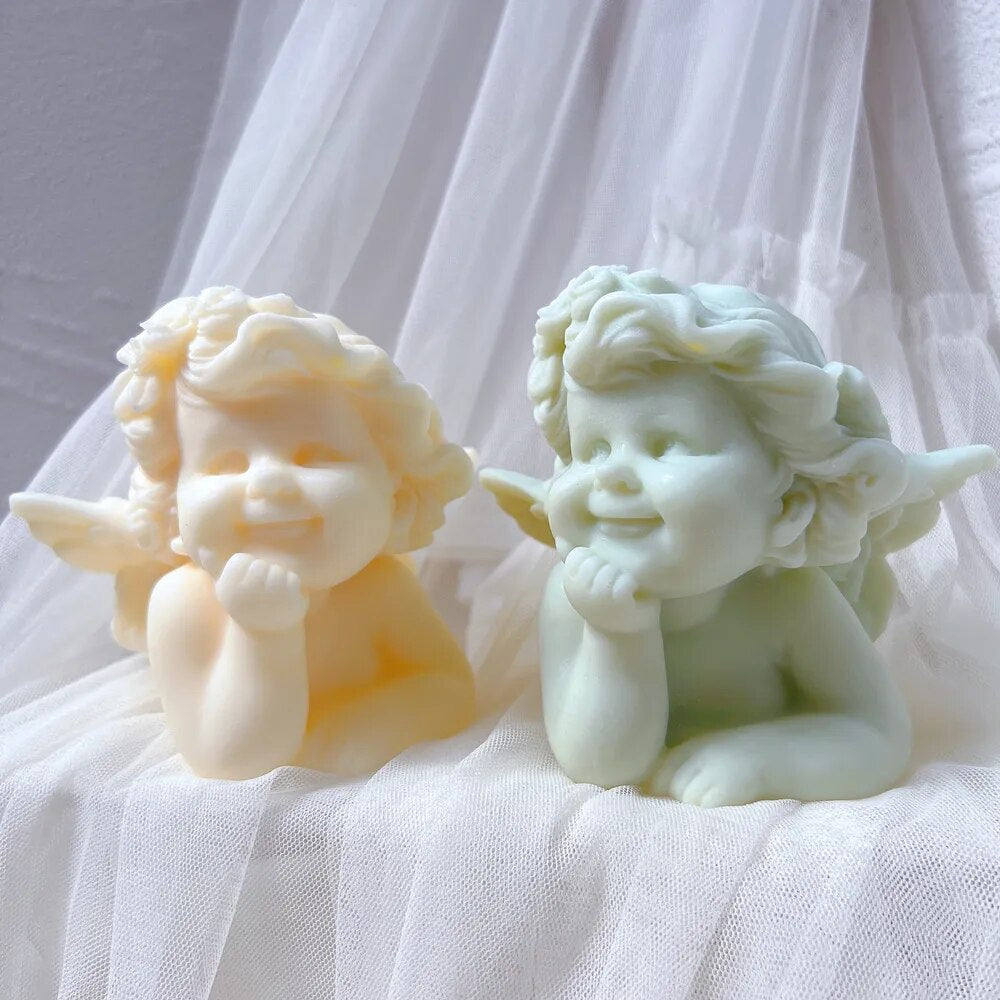 Cupid Cherub Angel Candle Mold
