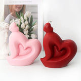 Big Heart Candle Mold Silicone