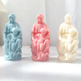 Virgin Mary Mother and Child Soy Wax Candle Mold