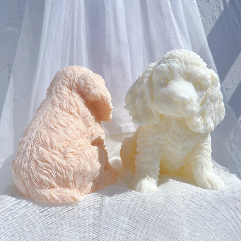 Cocker Spaniel Puppy Candle Mold