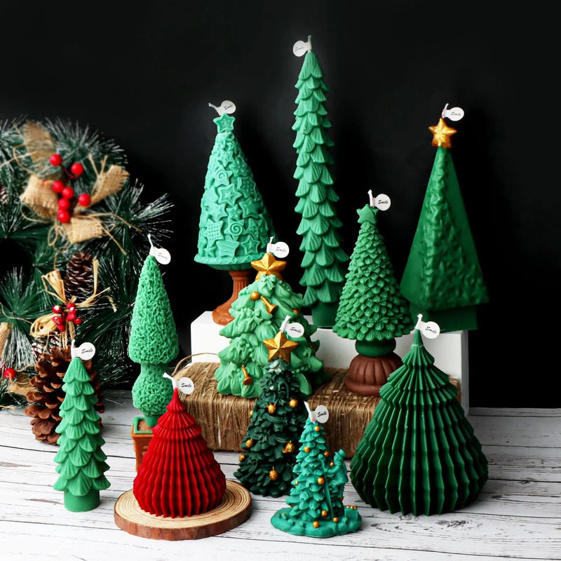 New Christmas Tree Candle Molds