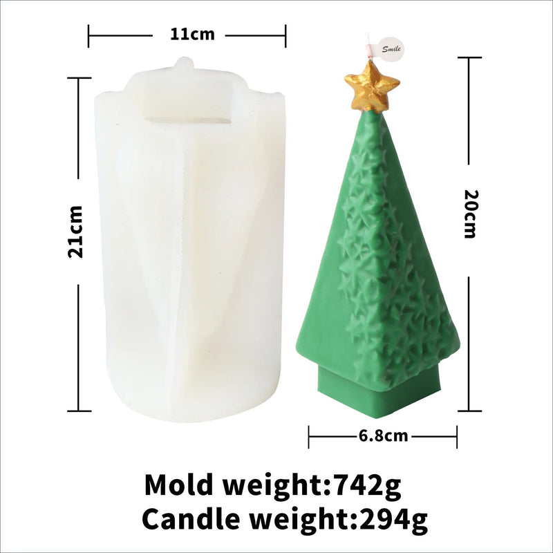 New Christmas Tree Candle Molds