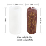 Cylindrical Jesus Family Candle Mold