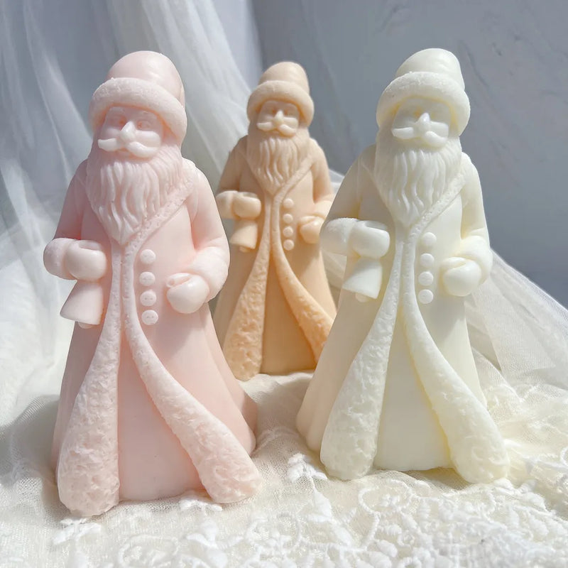 Christmas Kriss Kringle Santa Claus Candle Mold