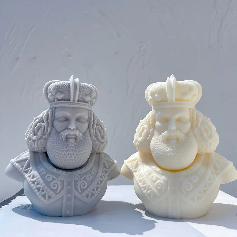 King and Queen Statue Candle Mold