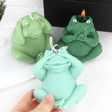 Silly Frog Candle Mold