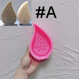 Arabic Calligraphy Allah Muhammad Candle Silicone Mold