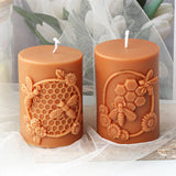 DIY Honeycomb Flower Candle Mold