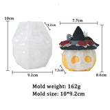 3D Evil Pumpkin Candle Mold