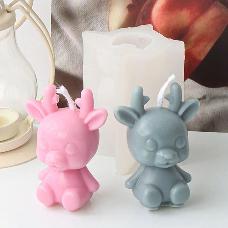 Cartoon  Candle Mold Silicone