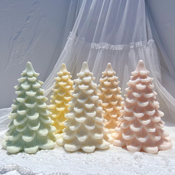 17.5CM Christmas Tree Silicone Candle Mold