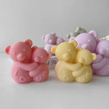 3D Love Bear Aroma Candle Silicone Mold