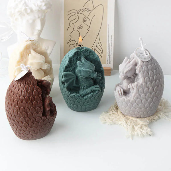 Dragon Egg Candle Silicone Mold