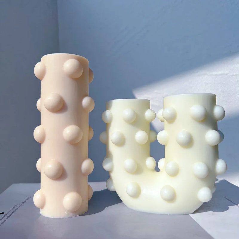 Geometric Shapes Candle Molds