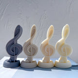 Music Symbol Unique Silicone Candle Mold