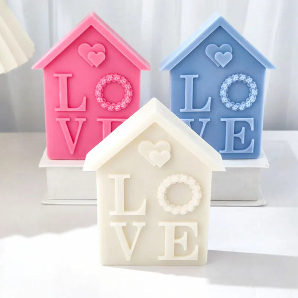 5.39INCH Love House Candle Mold