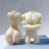 Dragon Tattoo Man Woman Body Candle Mold