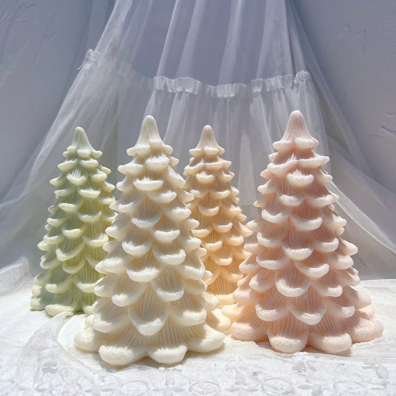 17.5CM Christmas Tree Silicone Candle Mold