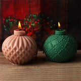 Festive Christmas Bauble Candle Molds