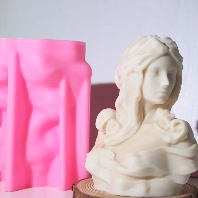 Greek Goddess Queen Candle Mold