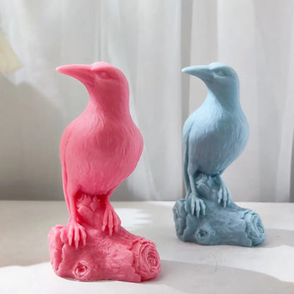Crow Candle Mold