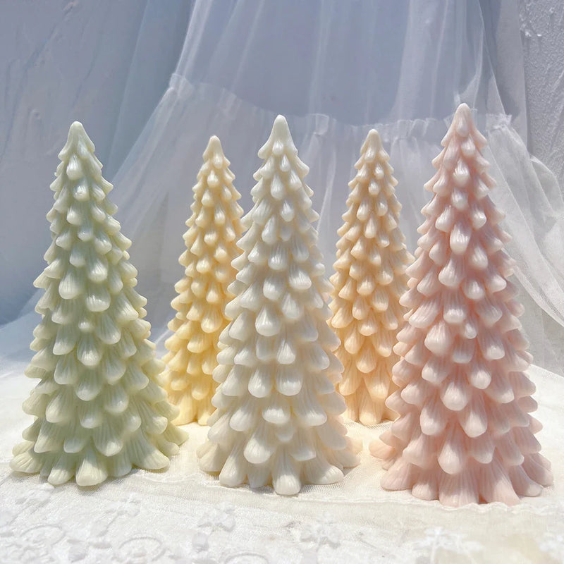 Medium size Christmas Tree Silicone Candle Mold